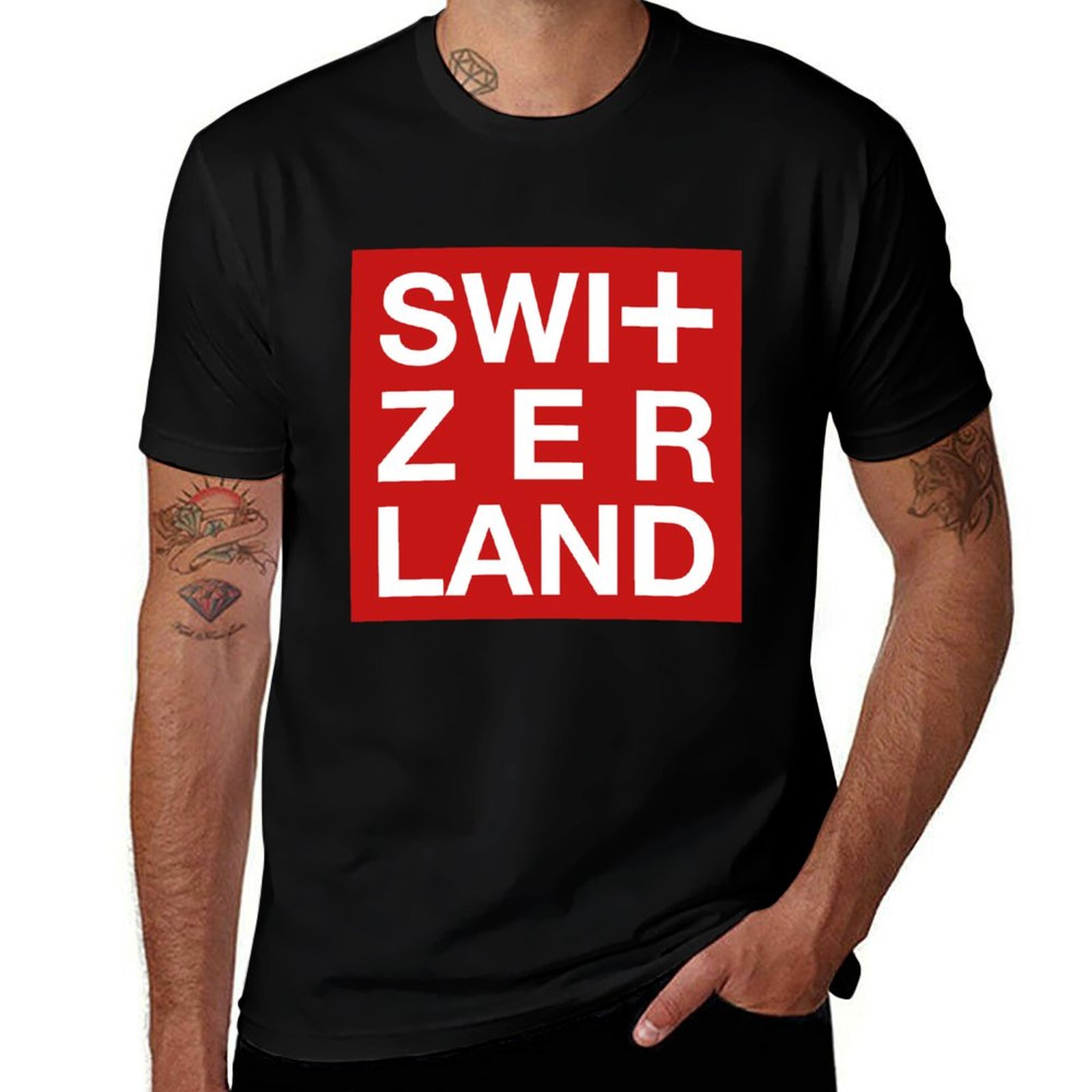 Street Fashion Zurich - Camiseta con diseño artístico de Suiza,
