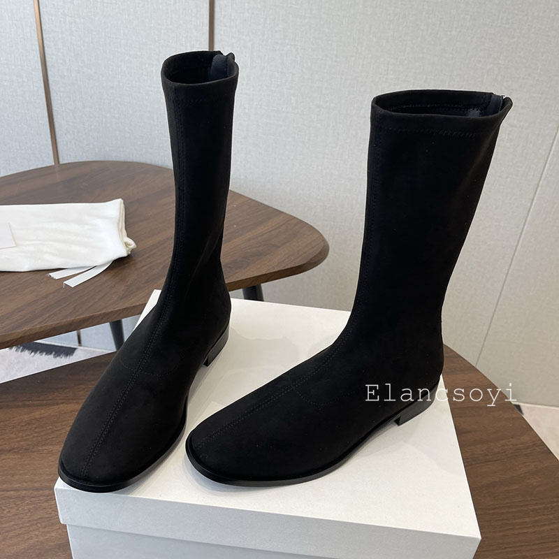 Botas elásticas para mujer, Bo - Street Fashion Rome 2025 reseña y precio
