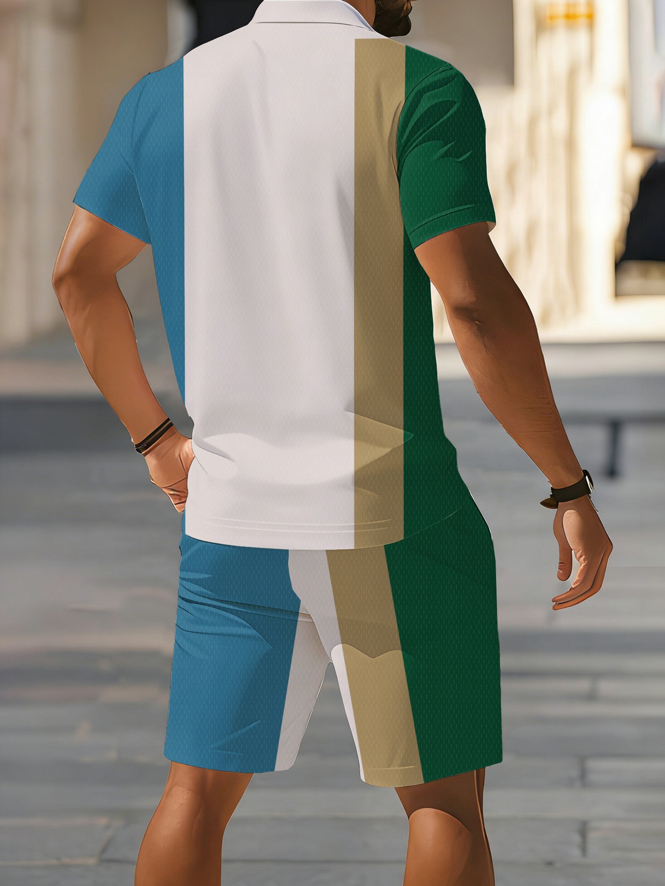 Conjunto de Polo para Hombre,  - Street Fashion Summer 2026 reseña y precio