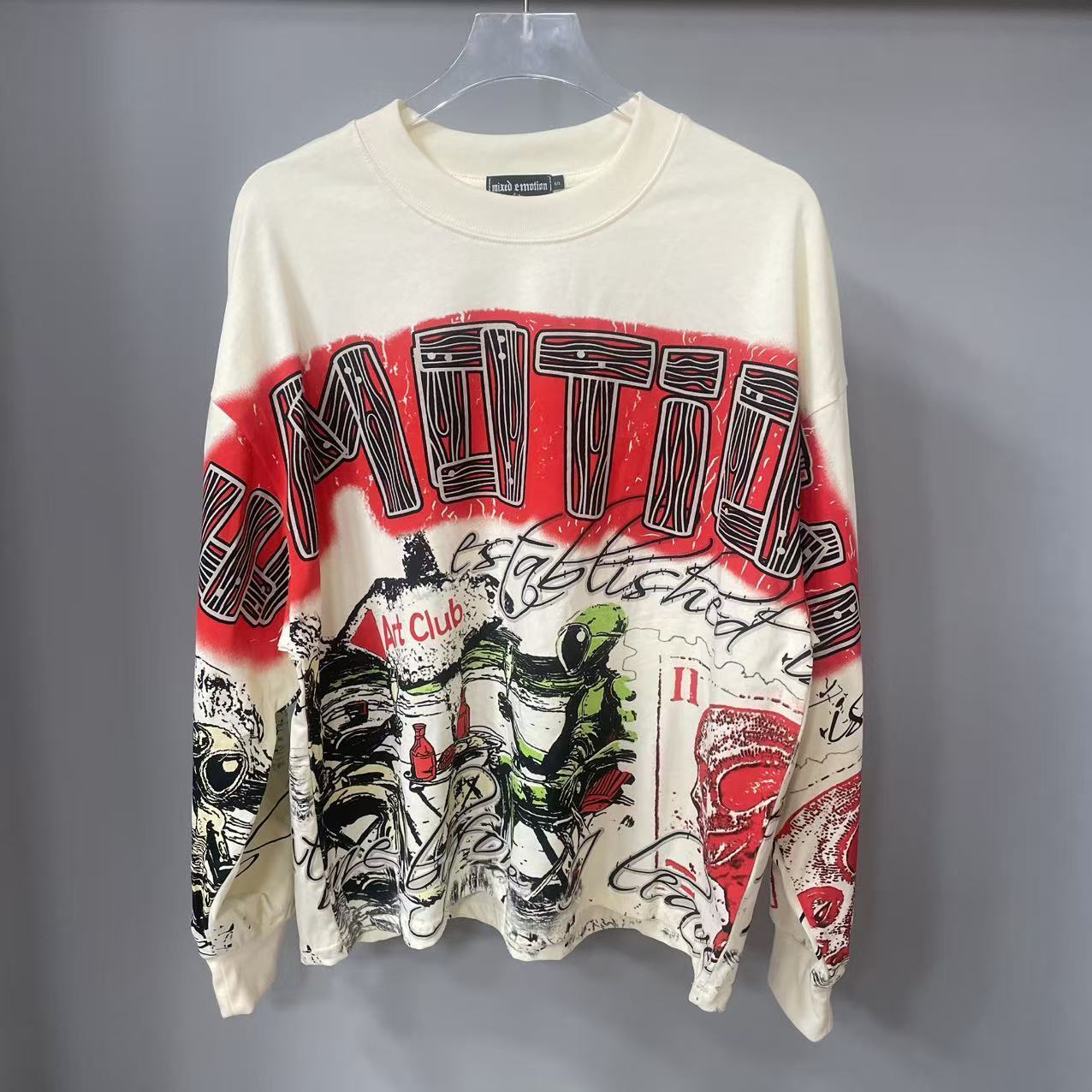 Camiseta de manga larga MIXED- - Street Fashion Us reseña y precio
