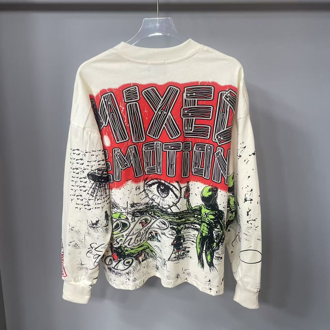 Camiseta de manga larga MIXED- - Street Fashion Us reseña y precio