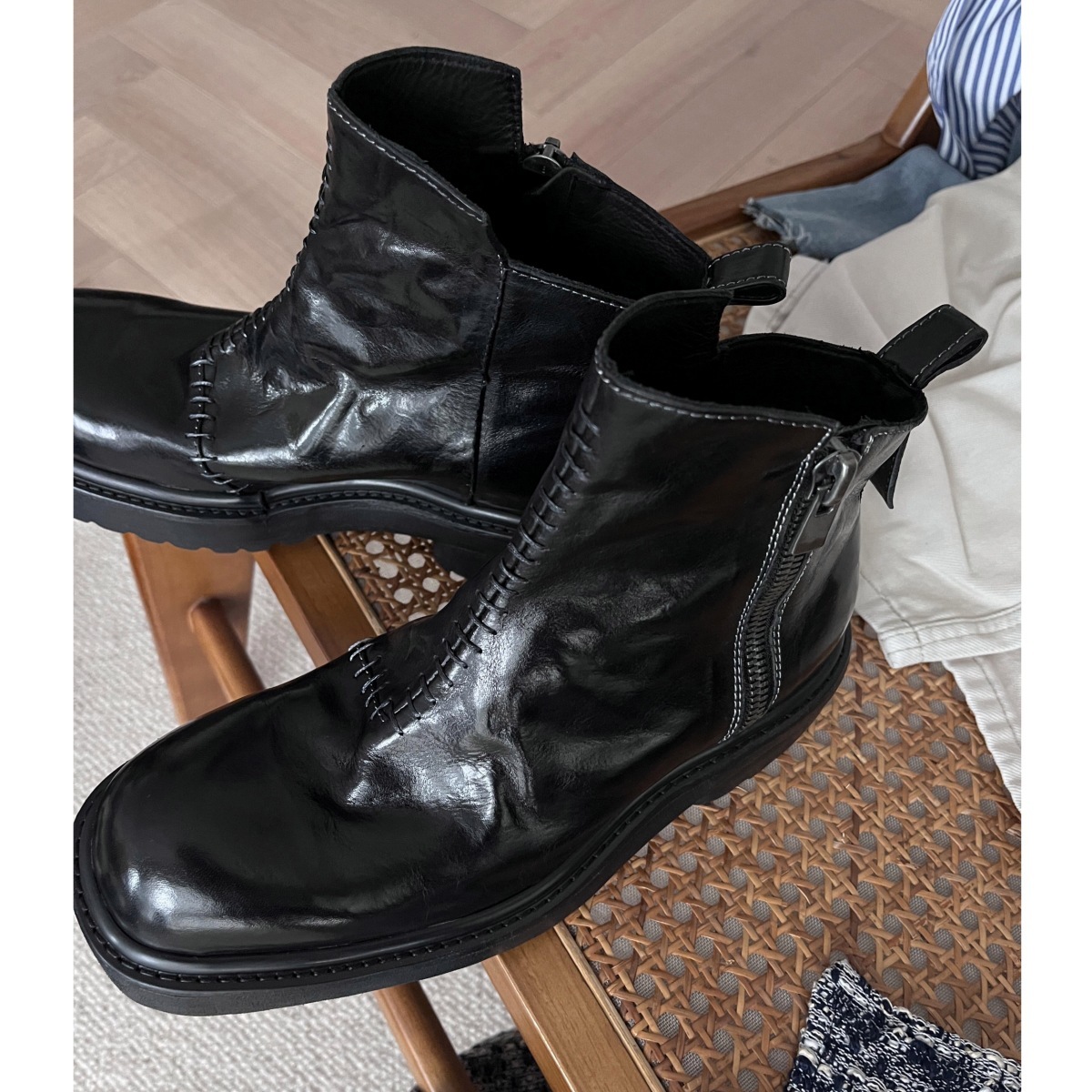 Zapatos de lujo para mujer, bo - Street Fashion Rome 2025 reseña y precio