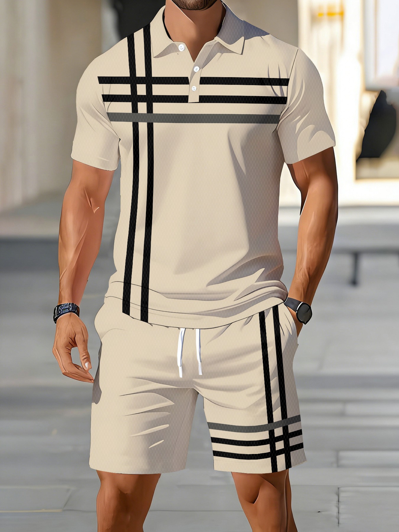 Conjunto de Polo para Hombre,  - Street Fashion Summer 2026 reseña y precio