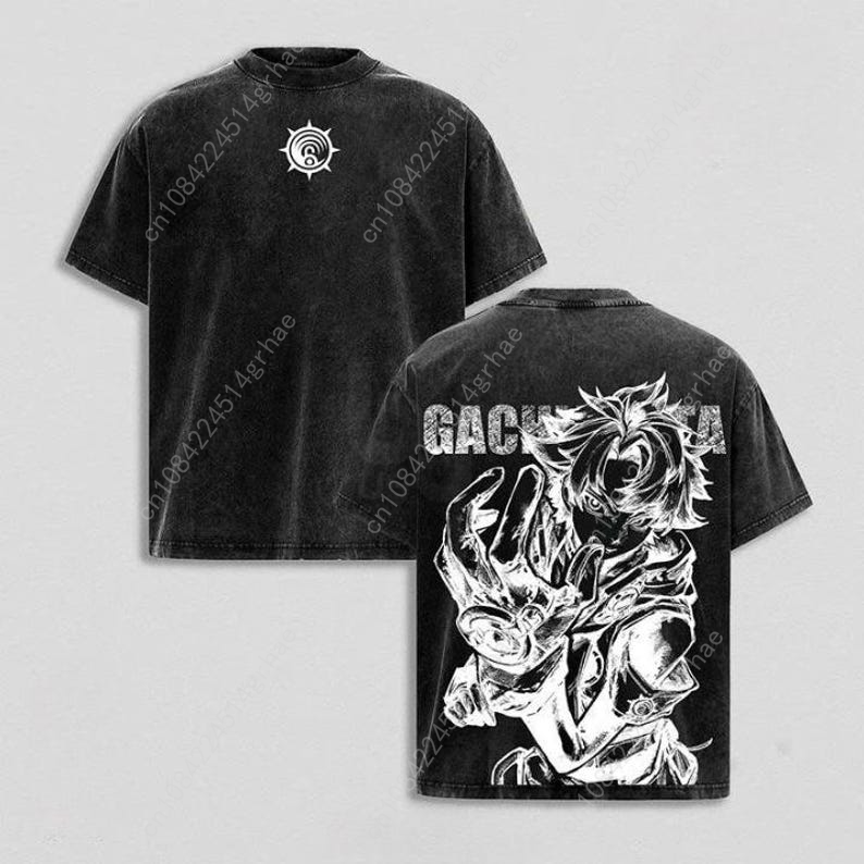 Camiseta Vintage de Anime Gach - Street Fashion Tshirt reseña y precio