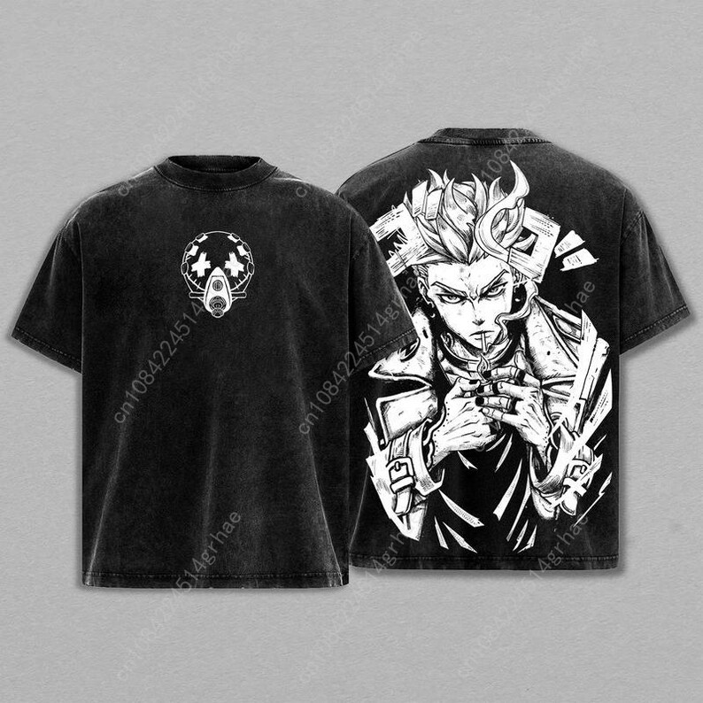 Camiseta Vintage de Anime Gach - Street Fashion Tshirt reseña y precio