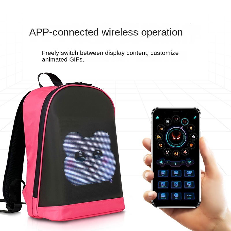 Mochila LED de Moda con Pantal - Street Fashion App reseña y precio