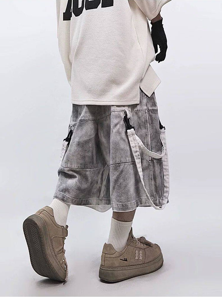 Pantalones Cortos Retro Hip-ho - Street Fashion Jeans reseña y precio